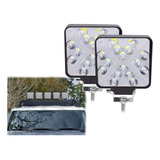 Barra Led 48w 16 Led 10 Cm Bicolor 12-24v Pack 2 Unidades