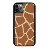 Funda Uso Rudo Tpu Para iPhone Jirafa Animal Printa Moda