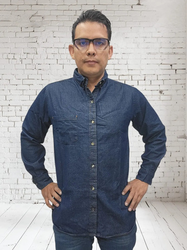 Camisola Mezclilla Delgada 8oz 100% Algodon