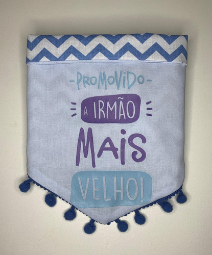 Bandana Promovido A Irmão/irmã Mais Velho Tamanho M