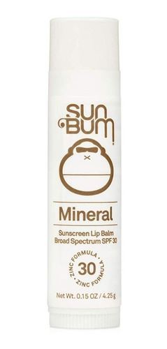 Sun Bum Spf 30 Mineral Protector Labial Bálsamo Blanco 4.25g
