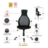 Silla Gamer De Oficina Paipa Marco Blanco Basculante Color