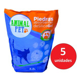 5 Piedras Sanitarias Silica Gel Clasica Animal Pet X 3.8 Lts