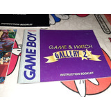 Instructivo De Game Y Watch Gallery 2 De Game Boy Tabique