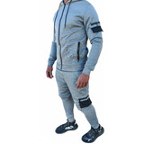 Conjunto Deportivo Hombre Invierno Buzo Jogger Y Polerón Pad