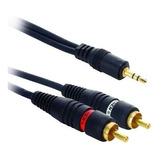 254-050 Cable Para Teatro En Casa 2 Plugs Rca A 3,5 Mm 3,6 M