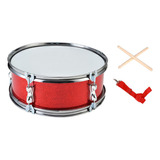A Tambor De Música Conjunto De Batería Tambores De Caja Rojo