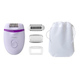 Depilador Elétrico Philips Satinelle Essential Roxo Com 4 Ac