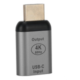 Adaptador Tipo C Hembra A Hdmi Macho 4k 3d 60 Hz