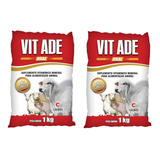2x Vit Ade Oral Vitaminico - 1kg Misturar Sal/ração - Calbos