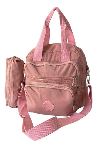 Shoulder Bag Bolsa Feminina Vira Mochila Kit Estojo Brinde