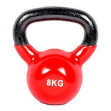 Pesa Rusa Mancuerna Kettlebell 8kg Hierro C/goma - El Rey