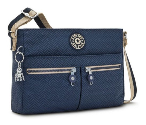 Kipling New Angie Bolsa Crossbody Gde 100% Original