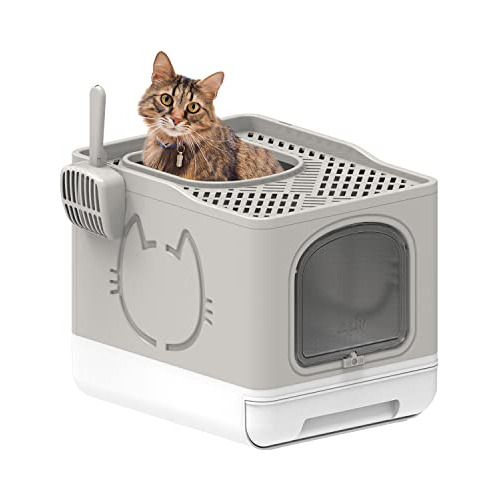 All For Paws Caja De Arena Plegable Para Gatos, Muebles Ocul