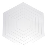 Set De 24 Pegatinas De Pared Con Espejo Hexagonal Para Decor
