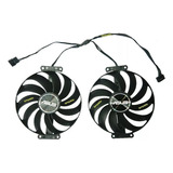 Dual Cooler Fan P/ Placa De Video Asus Rx 5600 Xt / Rx 6700 