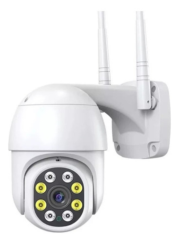 Camera Ip Dome App Yoosee Wifi Externa Ptz Auto Tracking Cor Branco