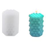 Molde De Silicona Velon Base Hexagonal Burbujas Ideal Velas