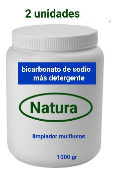 Bicarbonato De Sodio Kilo Con Detergente 2 Unidades 