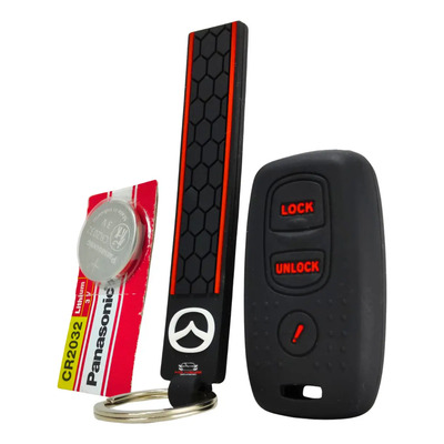 Funda Silicona Llave Control Alarma Mazda 3 2004-2009 3 Botones
