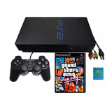 Ps2 Fat Playstation 2 Con Grand Theft Auto Vice City