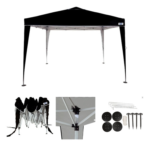 Gazebo Tenda Sanfonada 3x3m Aluminio - Preço Imbativel