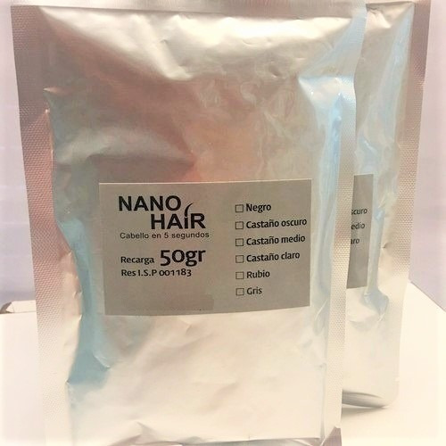 Pack 2 Recargas 50grs C/u Nano Hair - Colores Envío Gratis