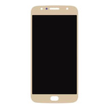 Tela Frontal Touch E Display P/ Moto G5-s Plus Dourado
