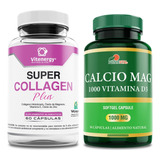 Colageno Zinc Magnesio + Calcio Vitamina D3 - Oferta Pack