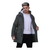 Parka Hombre Gabardina Con Abrigo Campera  Moda