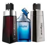 Kit 3 Perfumes Malbeck , Kaiak & Mb Metalic 100ml