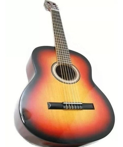 Guitarra Criolla De Lujo + Funda + Pua D´addario Original