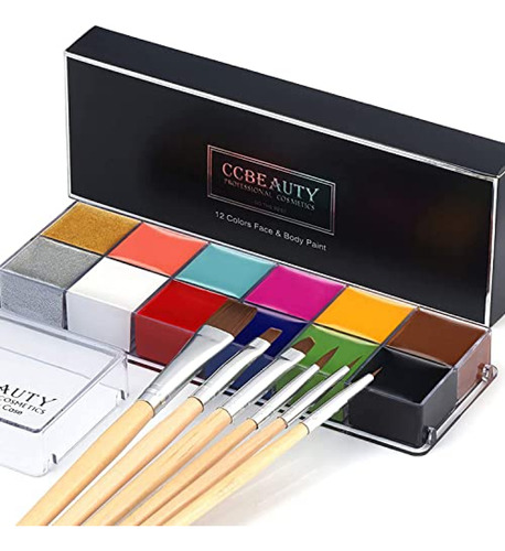 Pintura Para Cara  Ccbeauty Kit Profesional De Pintura Facia