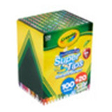 Plumones Crayola Super Tips 100pzs + 20 Silly Scents