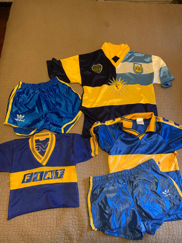 Lote Camisetas Y Shorts Boca Juniors Antiguos Ideal Deco