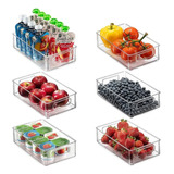 Set 6 Pcs Organizador De Refrigerador Y Despensa De Comida