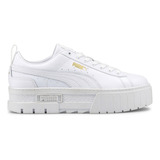 Zapatillas Puma Mayze Classic Sportstyle Mujer Moda Blanco