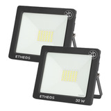 Pack X2 Reflector Proyector Led 30w Ip65 Apto Exterior