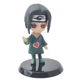 Boneco Miniatura Com Base Brinquedo Coleção Itachi Uchiha