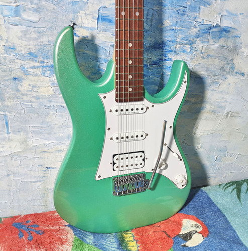 Ibanez Gio Grx40 Metallic Light Green Modificada - Willaudio