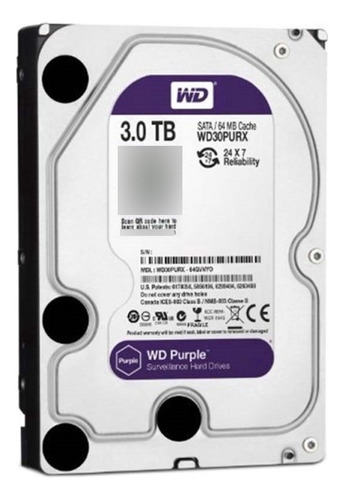 Disco 3tb Purple - Ni Un Mes De Uso . 