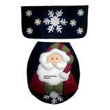 Juego De Baño Navideño Santa Claus Modelo 6