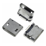 Conector Carga Micro Usb V8-5 Pinos / Cel. Tablet / 5 Pçs