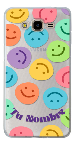 Funda Para Galaxy Para Mujer Caritas Felices Tu Nombre