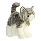 Peluche Gato/gatito Gris Pardo Kawaii Original Aurora 26392