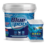 Balde Cloro Piscina Blue Pool 3 Em 1 C/10kg + 10 Pastilhas