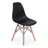 Cadeira Charles Eames Wood Design Eiffel Colorida Cor Da Estrutura Da Cadeira Preto