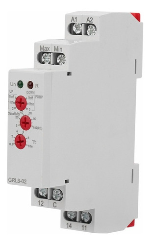 Relé De Control De Nivel De Líquido Grl8-02 10a 24v-240v