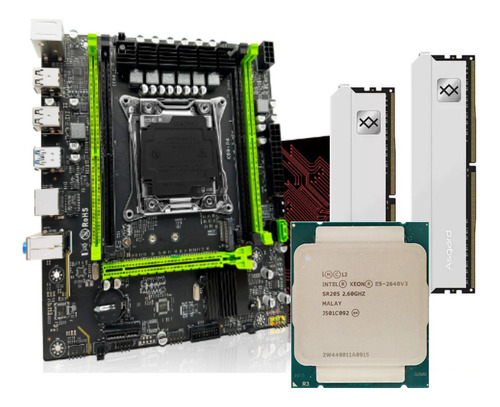 Kit Gamer X99 / Xeon E5 2640 V3 / 16gb Memória Ddr4 3200mhz