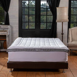 Distrihogar Dh Queen Mattress Topper Hotel Experience Acolchado Blanco